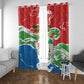 Equatorial Guinea Window Curtain Happy Independence Day - African Pride