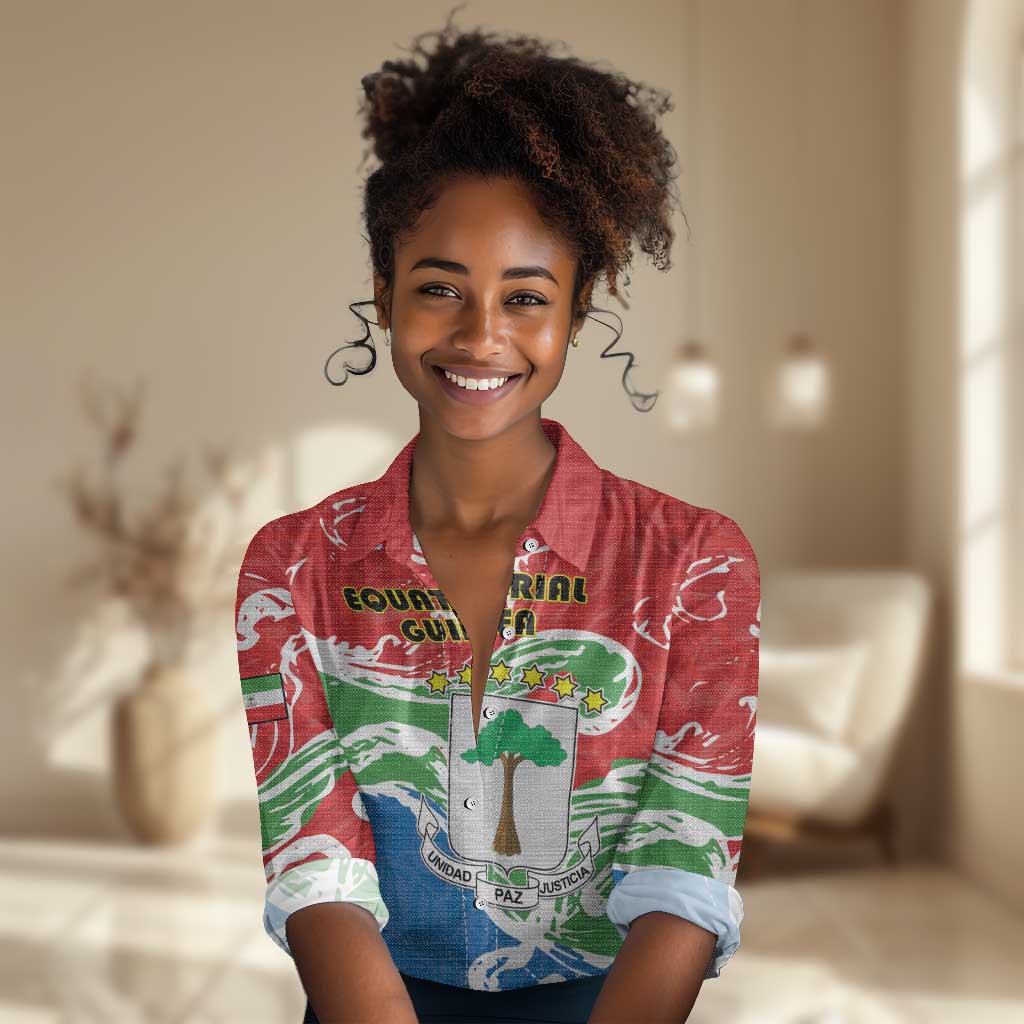Equatorial Guinea Personalized Women Casual Shirt Happy Independence Day - African Pride
