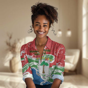 Equatorial Guinea Personalized Women Casual Shirt Happy Independence Day - African Pride