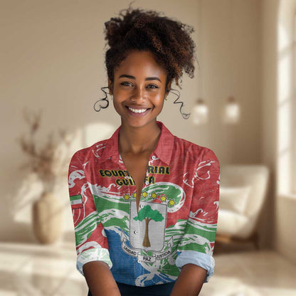 Equatorial Guinea Personalized Women Casual Shirt Happy Independence Day - African Pride
