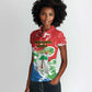 Equatorial Guinea Personalized Women Polo Shirt Happy Independence Day - African Pride