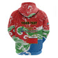 Equatorial Guinea Personalized Zip Hoodie Happy Independence Day - African Pride