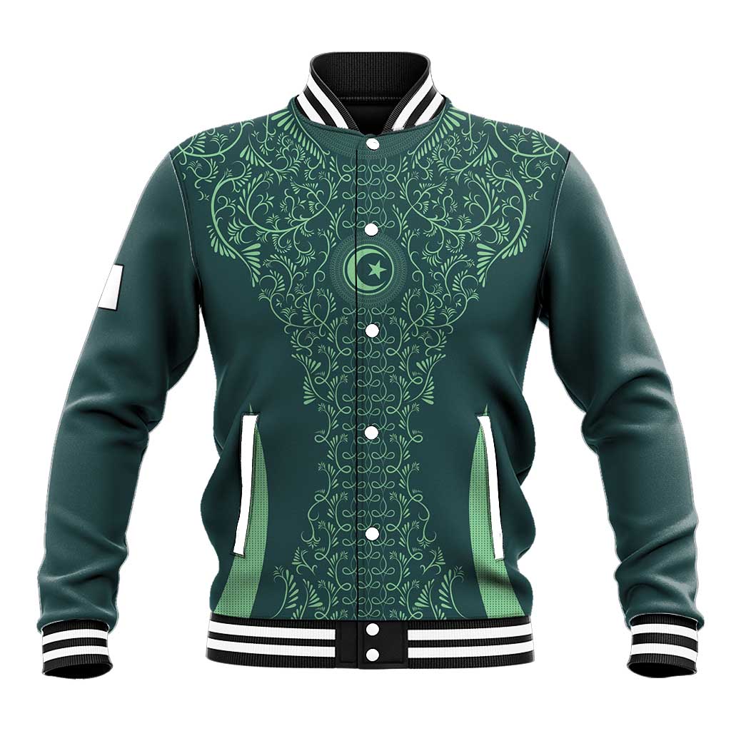 Algeria Football Custom Baseball Jacket Go Greens Go - African Pride
