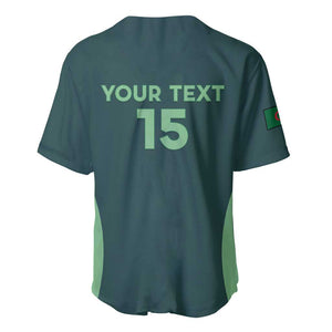 Algeria Football Custom Baseball Jersey Go Greens Go - African Pride