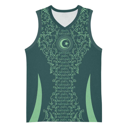 Algeria Football Custom Basketball Jersey Go Greens Go - African Pride