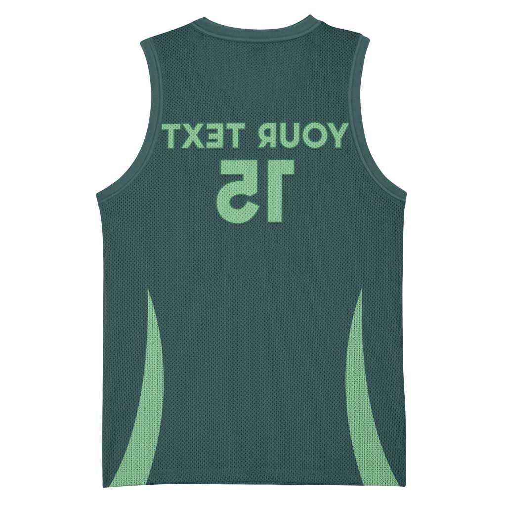 Algeria Football Custom Basketball Jersey Go Greens Go - African Pride