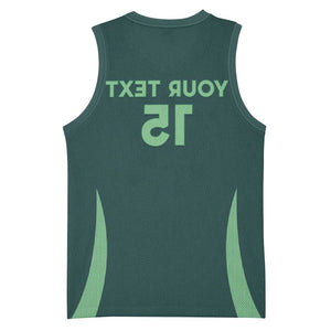 Algeria Football Custom Basketball Jersey Go Greens Go - African Pride