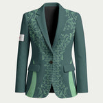 Custom Algeria Football Blazer Come On Greens
