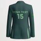 Custom Algeria Football Blazer Come On Greens