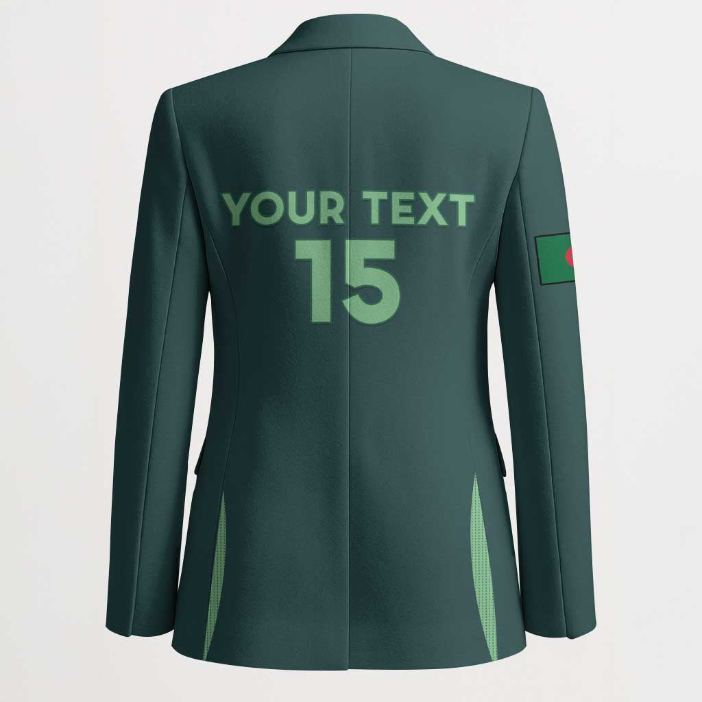 Custom Algeria Football Blazer Come On Greens