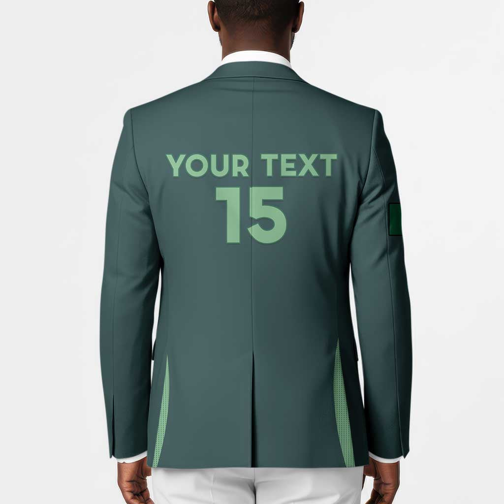 Custom Algeria Football Blazer Come On Greens