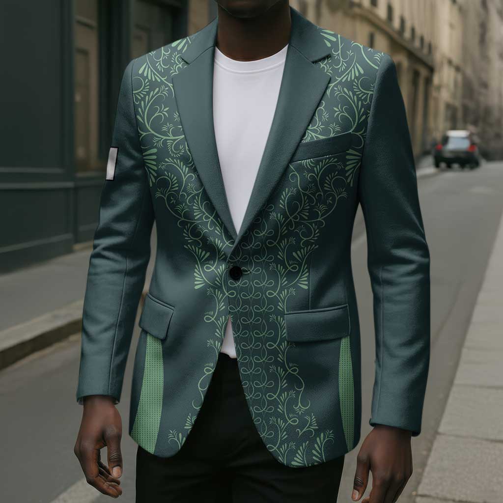 Custom Algeria Football Blazer Come On Greens