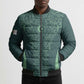 Custom Algeria Football Bomber Puffer Jacket Come On Greens