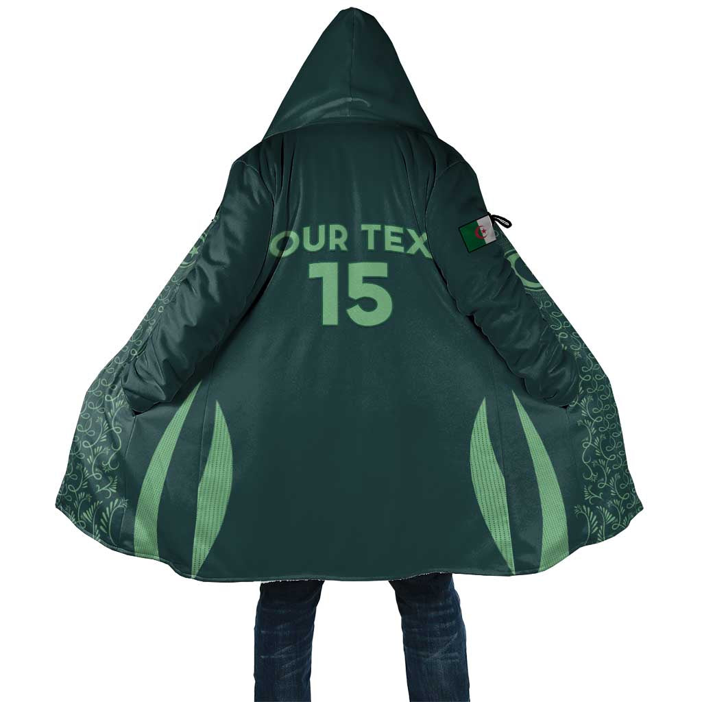 Custom Algeria Football Cloak Come On Greens