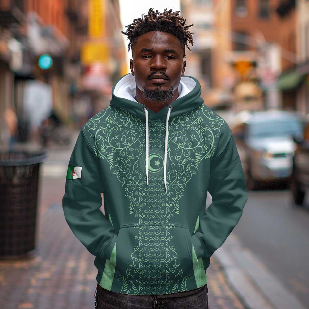 Algeria Football Custom Hoodie Go Greens Go - African Pride