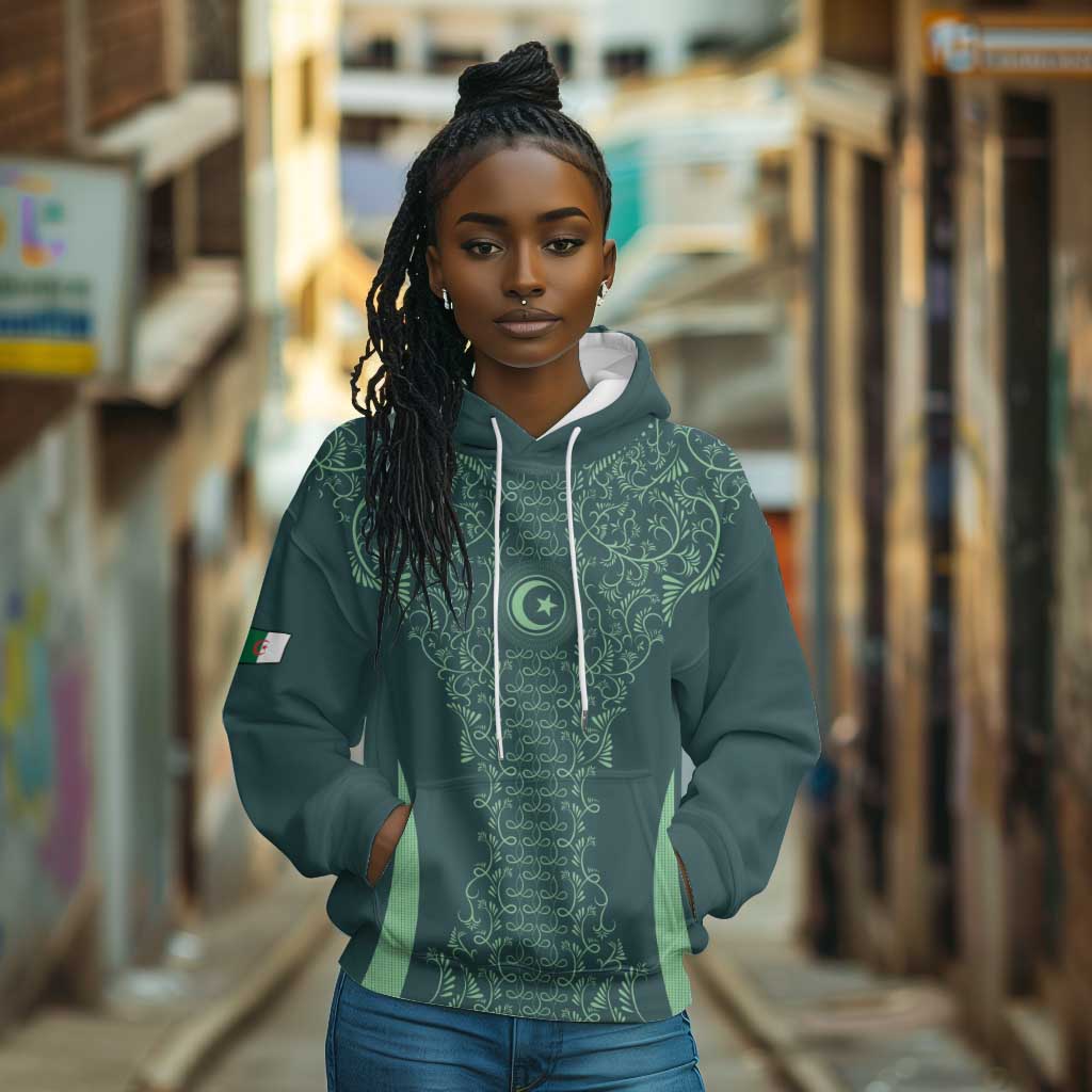Algeria Football Custom Hoodie Go Greens Go - African Pride