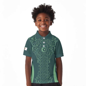 Algeria Football Custom Kid Polo Shirt Go Greens Go - African Pride