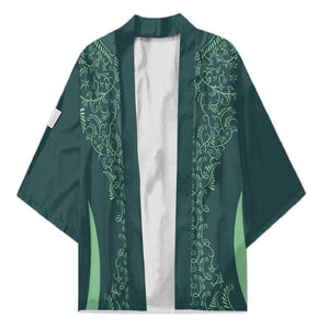 Custom Algeria Football Kimono Come On Greens