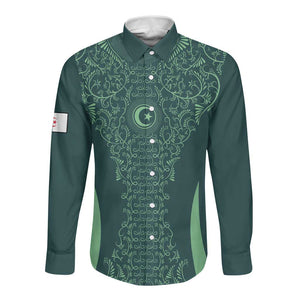 Algeria Football Custom Long Sleeve Button Shirt Go Greens Go - African Pride