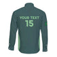 Algeria Football Custom Long Sleeve Button Shirt Go Greens Go - African Pride