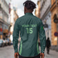 Algeria Football Custom Long Sleeve Button Shirt Go Greens Go - African Pride