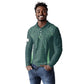 Algeria Football Custom Long Sleeve Polo Shirt Go Greens Go - African Pride