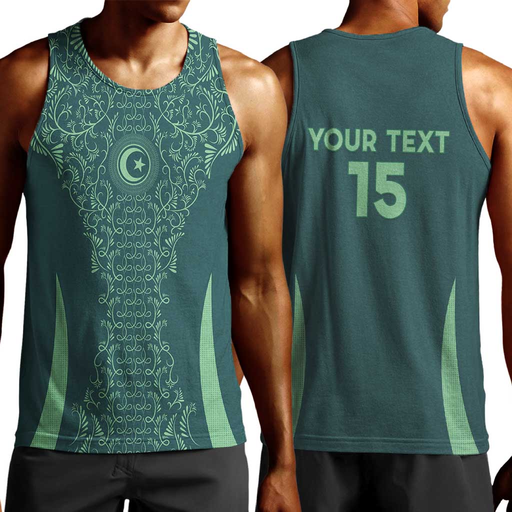 Algeria Football Custom Men Tank Top Go Greens Go - African Pride