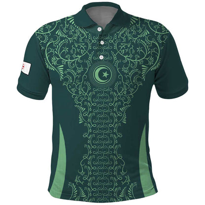 Algeria Football Custom Polo Shirt Go Greens Go - African Pride