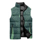 Custom Algeria Football Sleeveless Puffer Jacket Come On Greens