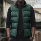 Custom Algeria Football Sleeveless Puffer Jacket Come On Greens