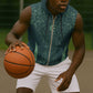 Algeria Football Custom Sleeveless Zip Hoodie Go Greens Go - African Pride