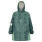 Algeria Football Custom Wearable Blanket Hoodie Go Greens Go - African Pride