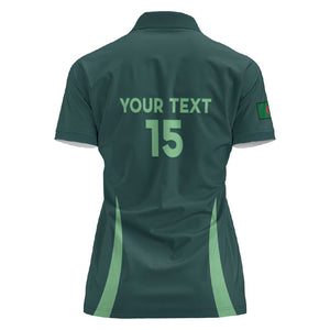 Algeria Football Custom Women Polo Shirt Go Greens Go - African Pride