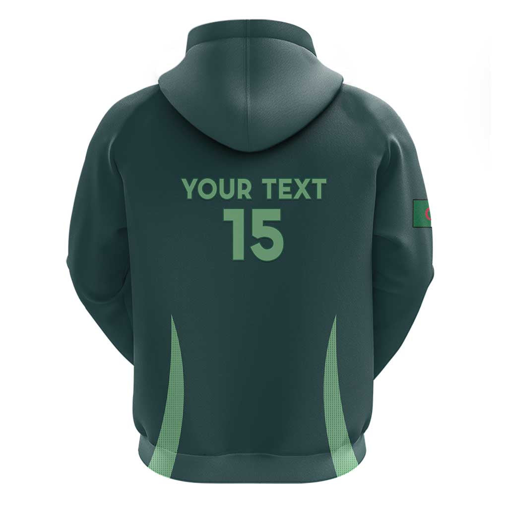Algeria Football Custom Zip Hoodie Go Greens Go - African Pride