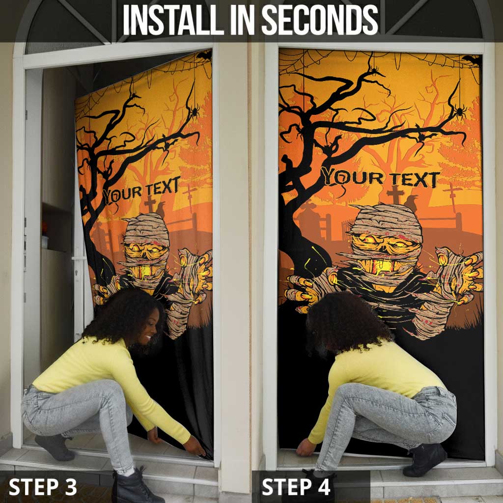 Personalized Halloween Egypt Mummy Door Cover Trick or Treat