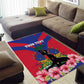 Personalised Happy Haiti Independence Day Area Rug Neg Marron - African Pride