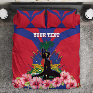 Personalised Happy Haiti Independence Day Bedding Set Neg Marron - African Pride