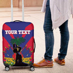 Personalised Happy Haiti Independence Day Luggage Cover Neg Marron - African Pride