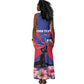 Personalised Happy Haiti Independence Day Tank Maxi Dress Neg Marron - African Pride