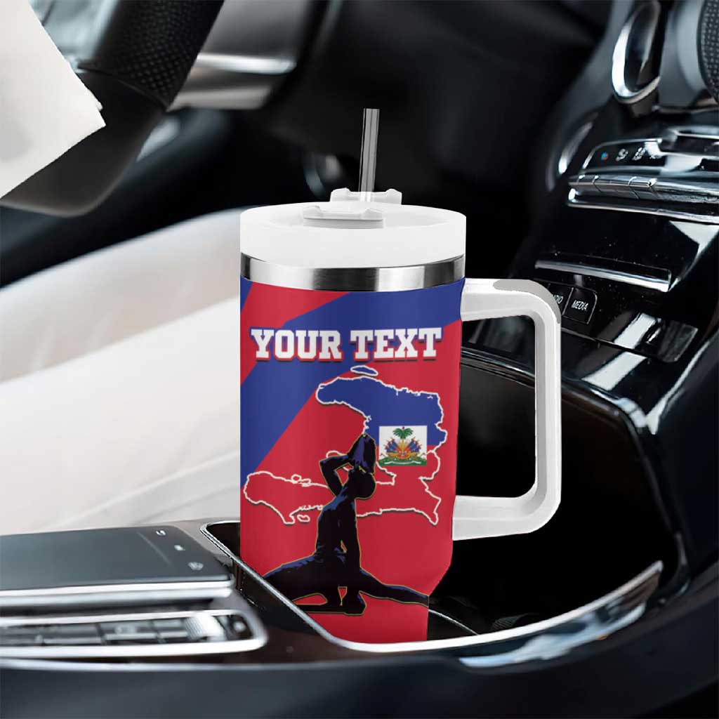 Personalised Happy Haiti Independence Day Tumbler With Handle Neg Marron - African Pride