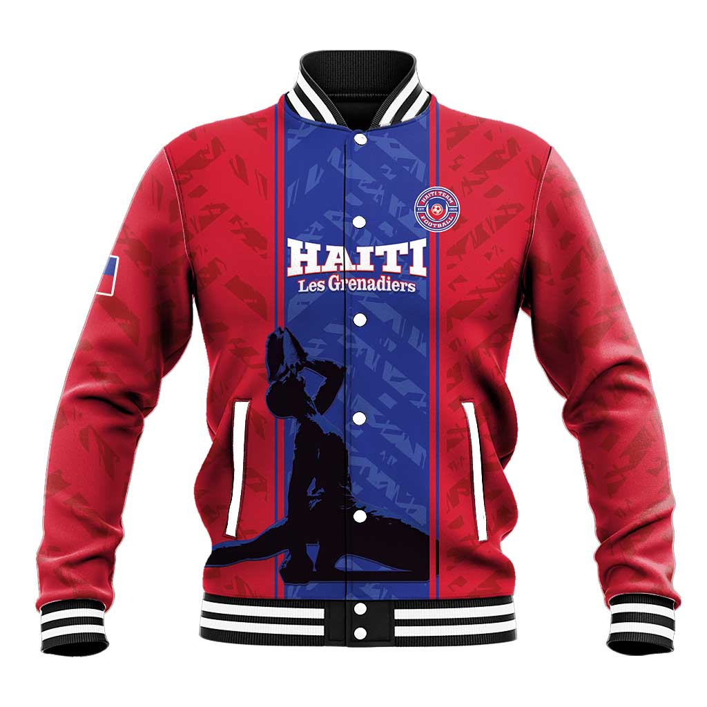 Custom Afro Haiti Football Baseball Jacket Nou fe - Pou Ayiti - Pou Drapo a - Pou peyi a - African Pride