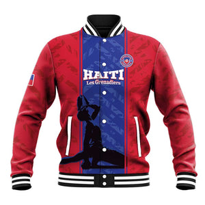 Custom Afro Haiti Football Baseball Jacket Nou fe - Pou Ayiti - Pou Drapo a - Pou peyi a - African Pride