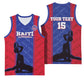 Custom Afro Haiti Football Basketball Jersey Nou fe - Pou Ayiti - Pou Drapo a - Pou peyi a - African Pride