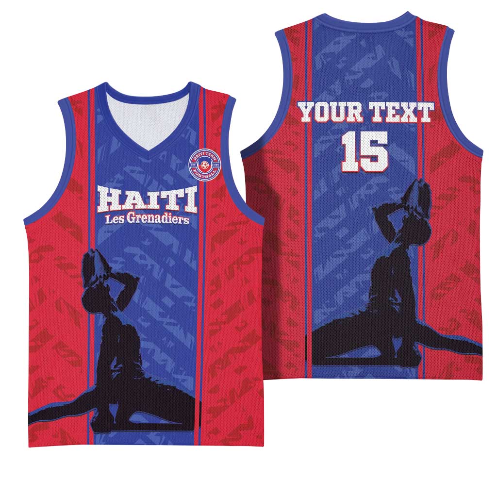 Custom Afro Haiti Football Basketball Jersey Nou fe - Pou Ayiti - Pou Drapo a - Pou peyi a - African Pride