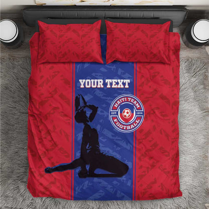 Custom Afro Haiti Football Bedding Set Nou fe - Pou Ayiti - Pou Drapo a - Pou peyi a - African Pride