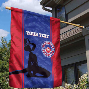 Custom Afro Haiti Football Garden Flag Nou fe - Pou Ayiti - Pou Drapo a - Pou peyi a - African Pride