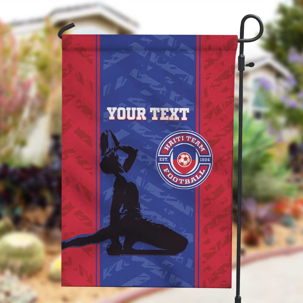 Custom Afro Haiti Football Garden Flag Nou fe - Pou Ayiti - Pou Drapo a - Pou peyi a - African Pride