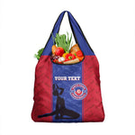 Custom Afro Haiti Football Grocery Bag Nou fe - Pou Ayiti - Pou Drapo a - Pou peyi a - African Pride