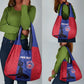Custom Afro Haiti Football Grocery Bag Nou fe - Pou Ayiti - Pou Drapo a - Pou peyi a - African Pride
