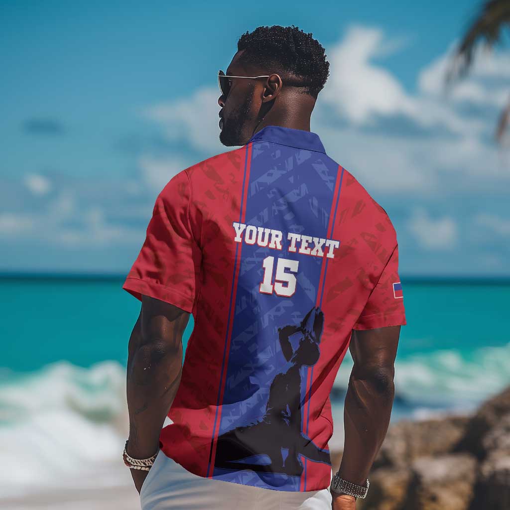 Custom Afro Haiti Football Hawaiian Shirt Nou fe - Pou Ayiti - Pou Drapo a - Pou peyi a - African Pride